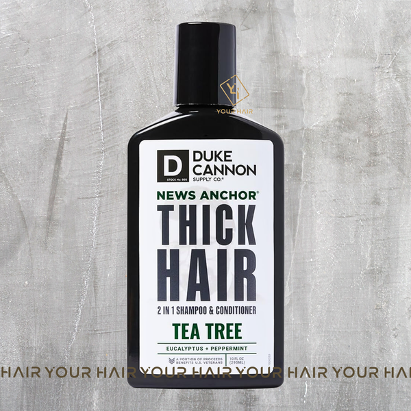  Dầu gội xả 2 trong 1 Duke Cannon NEWS ANCHOR 2-IN-1 HAIR WASH - TEA TREE FORMULA - 295 ml 