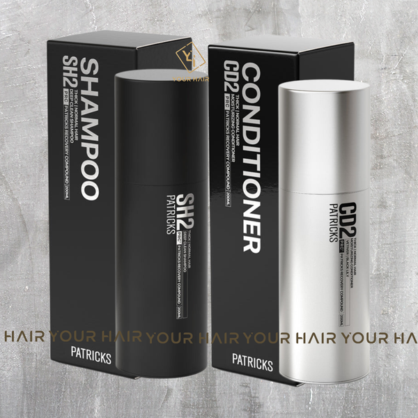  COMBO Dầu Gội & Xả Patricks | SH2 Deep Clean Shampoo & CD2 Moisturising Conditioner - 200ml 