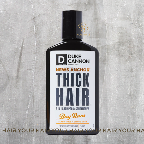  Dầu gội xả 2 trong 1 Duke Cannon NEWS ANCHOR 2-IN-1 HAIR WASH - Bay Rum - 295 ml 