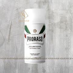 Bọt cạo râu cho da nhạy cảm Proraso Shaving Foam Sensitive Skin 300ml | Mùi Trà xanh, chanh, táo
