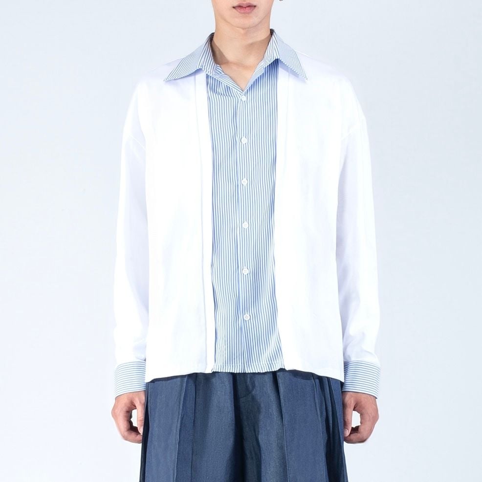 WHITE HALF-BREED CARDIGAN