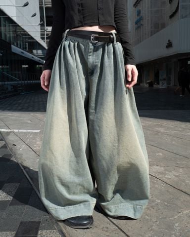  9WIDE PANTS DENIM 