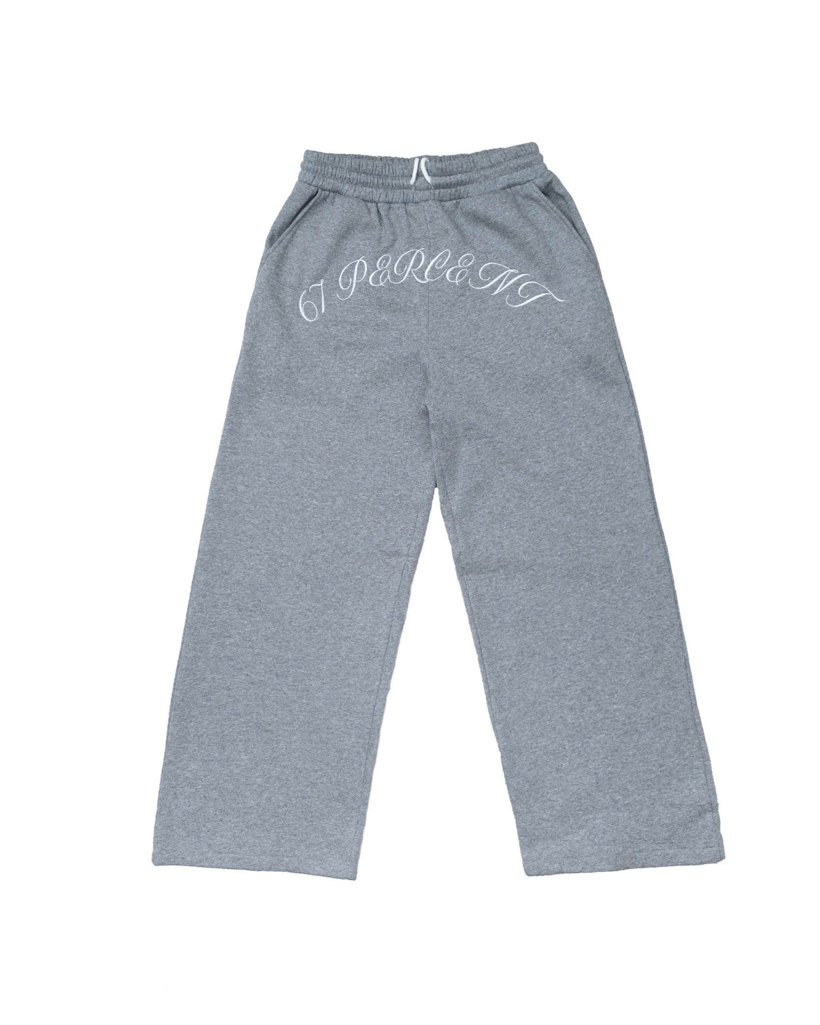CROTCH EMBROIDERY SWEATPANTS