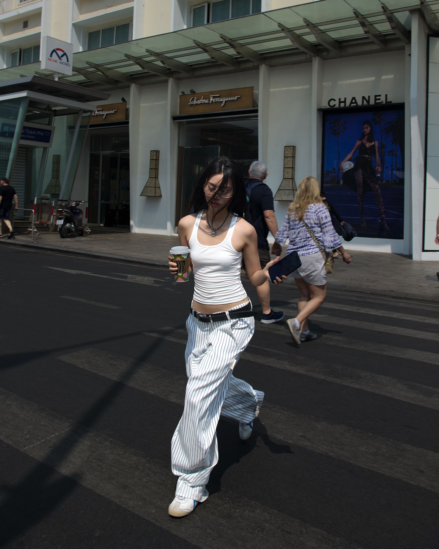 WHITE TAILORED TROUSERS | 67percent