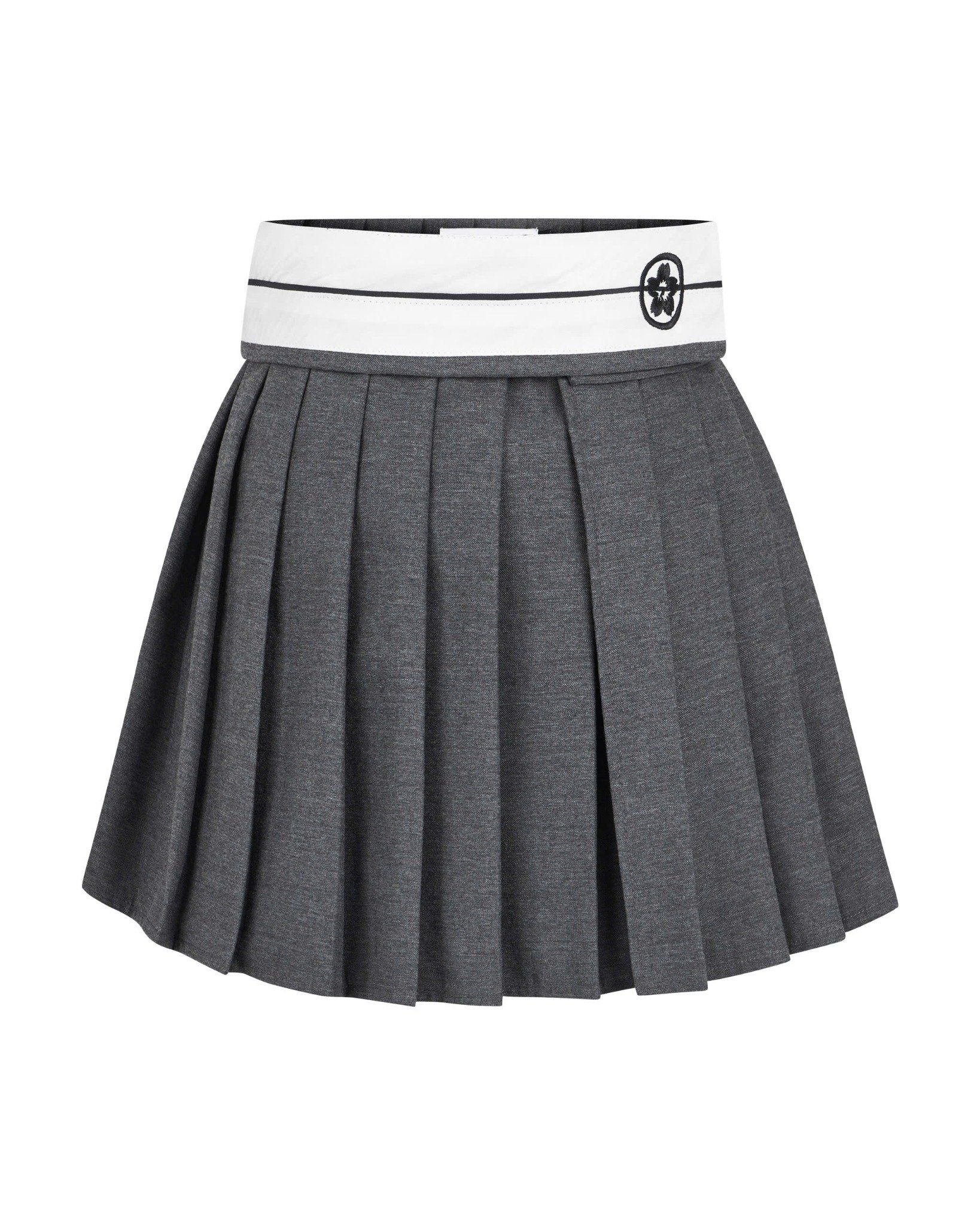 BOX PLEATED SKIRT
