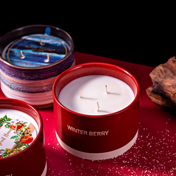 Collection 2023 - Nến thơm Susan Jacobs New York - Đỏ BerryNến thơm