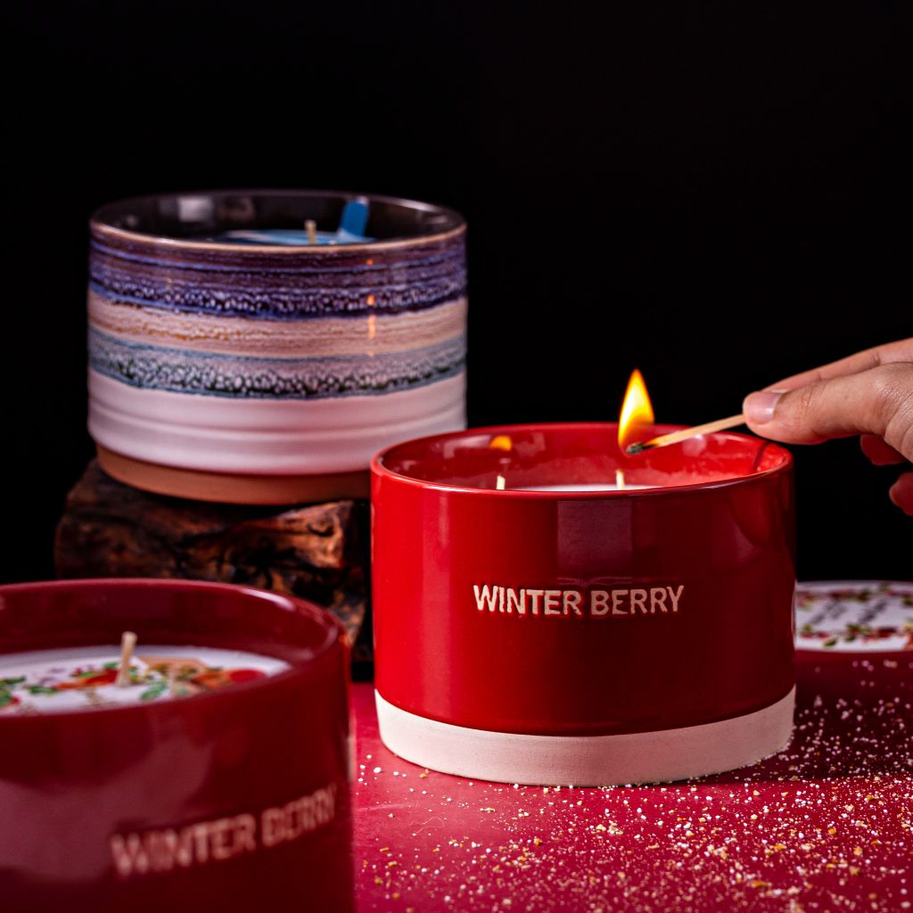 Collection 2023 - Nến thơm Susan Jacobs New York - Đỏ BerryNến thơm