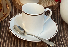 Empire Tách cà phê (viền vàng đồng) 80ml