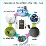  CÔNG TẮC ĐIỀU KHIỂN TỪ XA KHOẢNG CÁCH 2KM, 220V, 30A Switch 