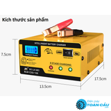  Sạc bình ắc quy  BolaiMei 12v 24v, 200ah sạc đầy tự ngắt 