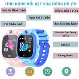  Đồng hồ thông minh định vị trẻ em y31, lắp sim nghe gọi độc lập 2 chiều mẫu năm 2023 