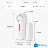  Thiết bị chống trộm gắn cửa wifi, báo động tại chỗ và báo về điện thoại ANGUS 