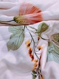  Lụa Tơ Tằm Hoa Quân Tử 