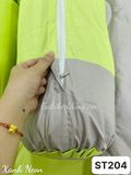  Satin Xanh Neon 