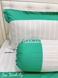  Satin Sọc Xanh Lý 