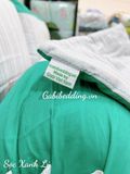  Satin Sọc Xanh Lý 