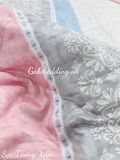  Satin Sọc Tường Xám 