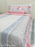  Satin Sọc Tường Xám 