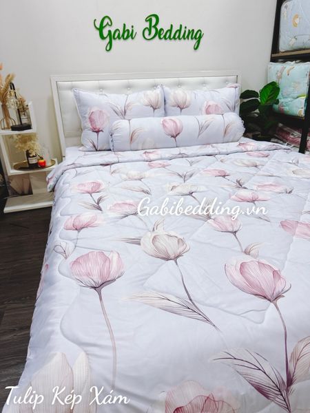  Tencel Tulip Kép Xám 