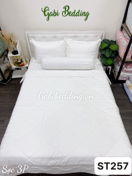  Satin Trắng Sọc 3P 