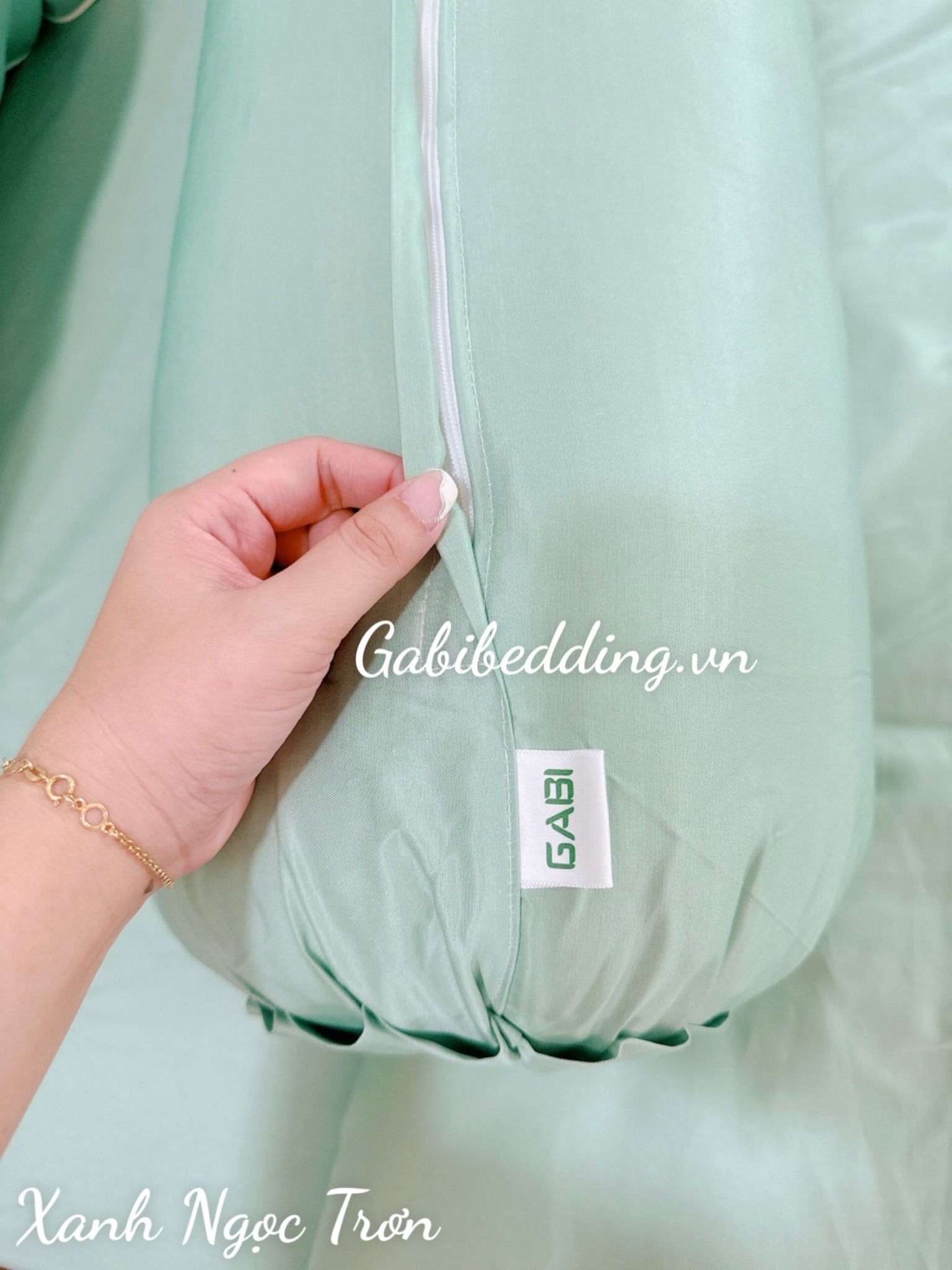 Tencel Xanh Ngọc Trơn 
