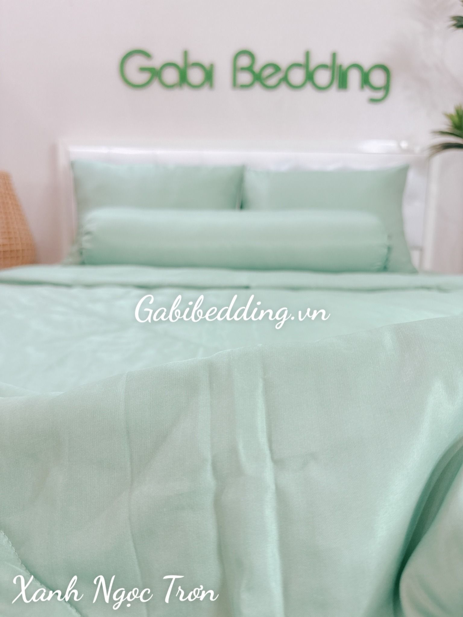  Tencel Xanh Ngọc Trơn 