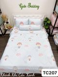  Tencel Khinh Khí Cầu Xanh 