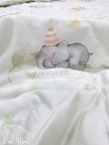  Lụa Tơ Tằm Voi Mint 