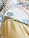  Lụa Tơ Tằm Gấu Nâu 
