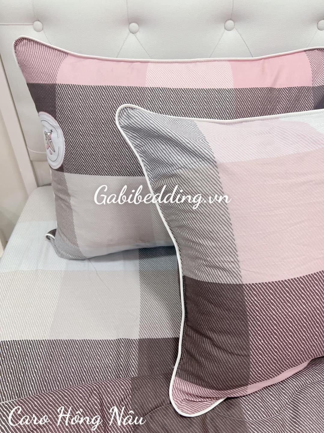  Cotton Caro Hồng Nâu 