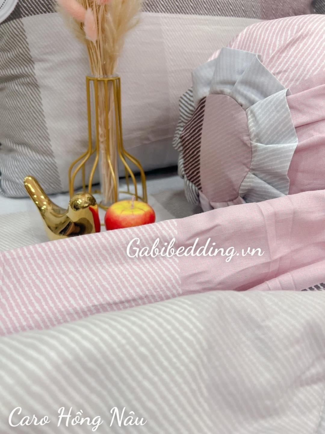  Cotton Caro Hồng Nâu 