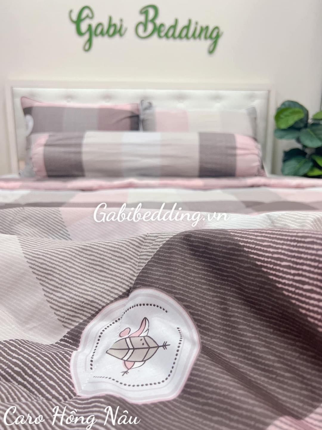  Cotton Caro Hồng Nâu 