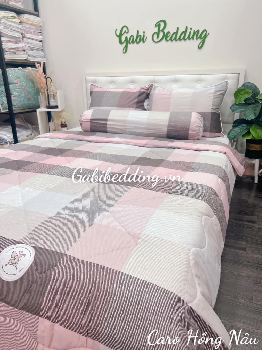  Cotton Caro Hồng Nâu 