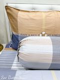 Cotton Sọc Bướm Nâu 