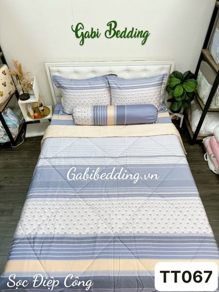  Lụa Tơ Tằm Sọc Điệp Công 