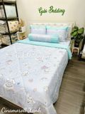  Lụa Tơ Tằm Cinamoroll Xanh 