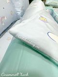 Lụa Tơ Tằm Cinamoroll Xanh 