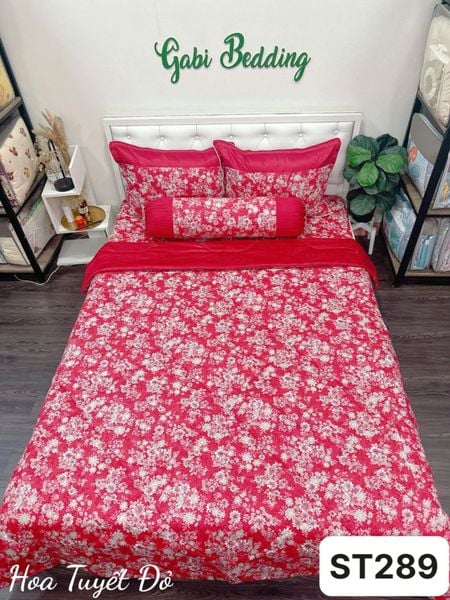  Satin Hoa Tuyết Đỏ 