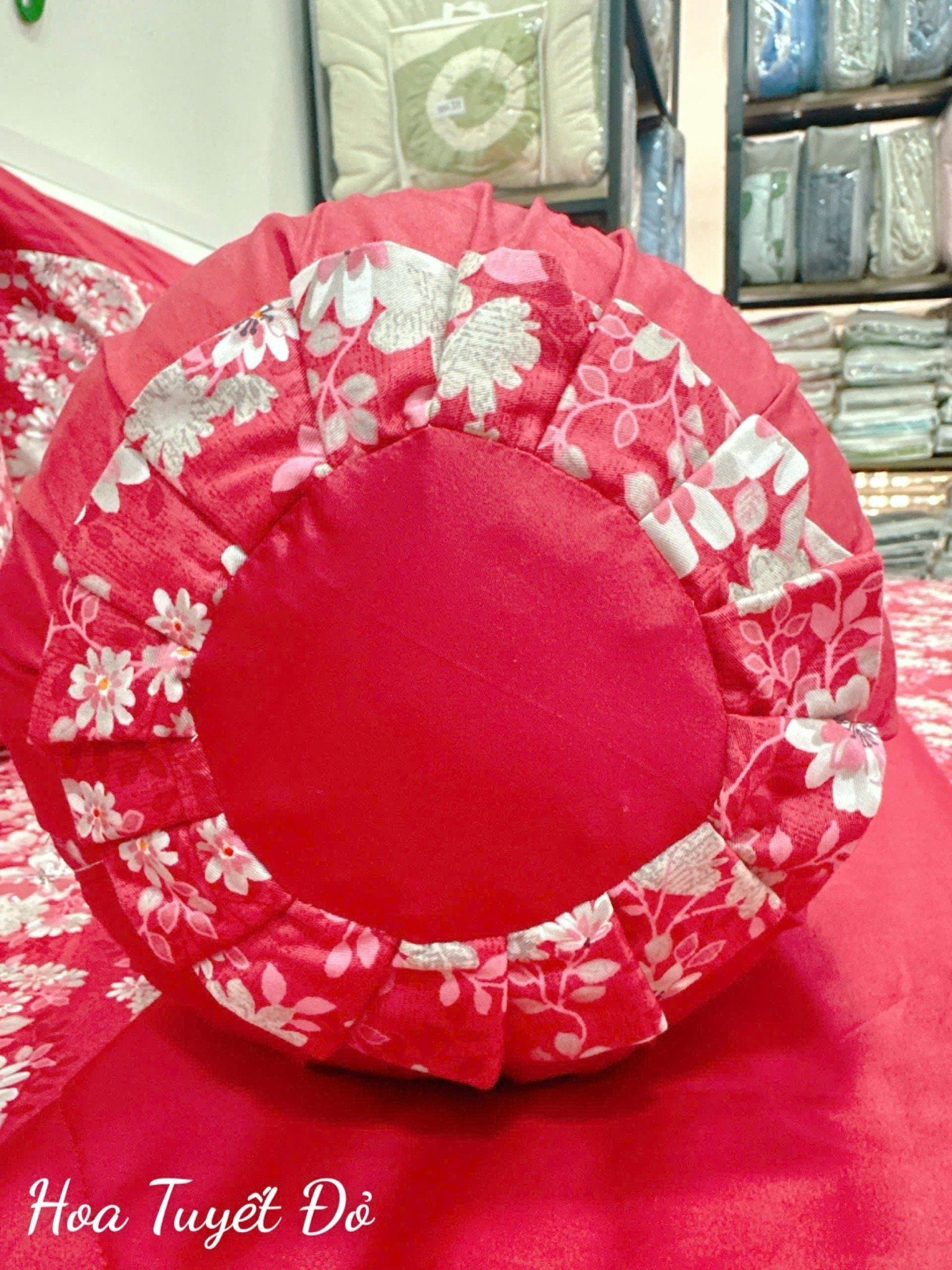  Satin Hoa Tuyết Đỏ 