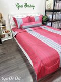  Satin Sọc Đỏ Đôi 