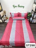  Satin Sọc Đỏ Đôi 