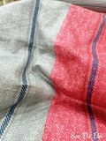  Satin Sọc Đỏ Đôi 