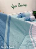  Satin Sọc Lý Xanh 