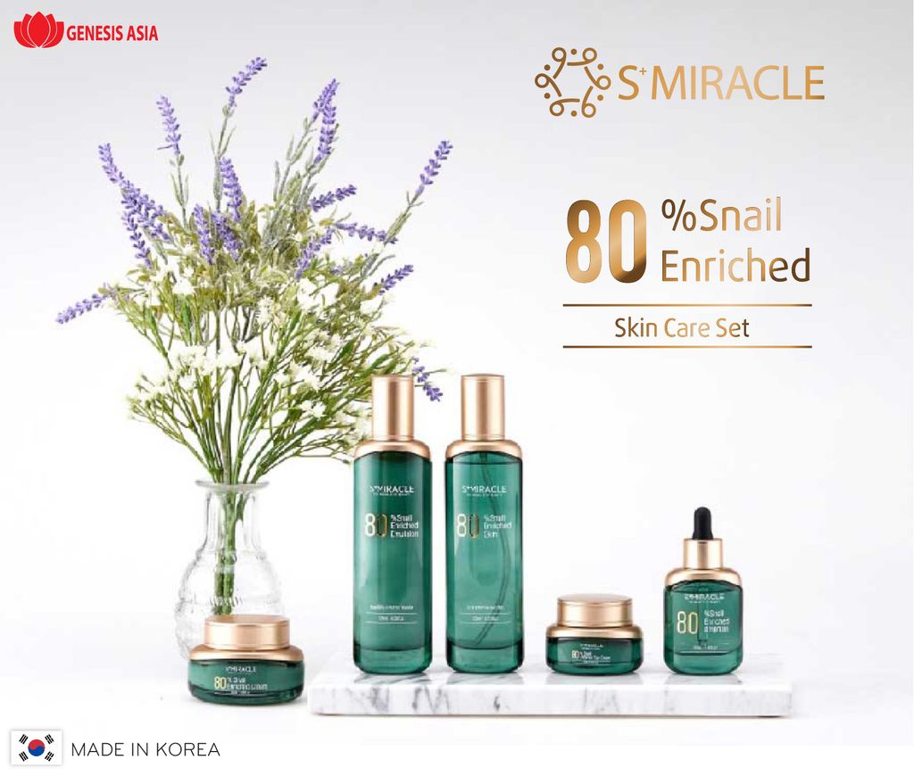 Bộ dưỡng da 80% Ốc sên lên men phiên bản cao cấp S+Miracle