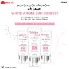 Kem chống nắng White Angel Sun Sherbet SKINAZ 70ml