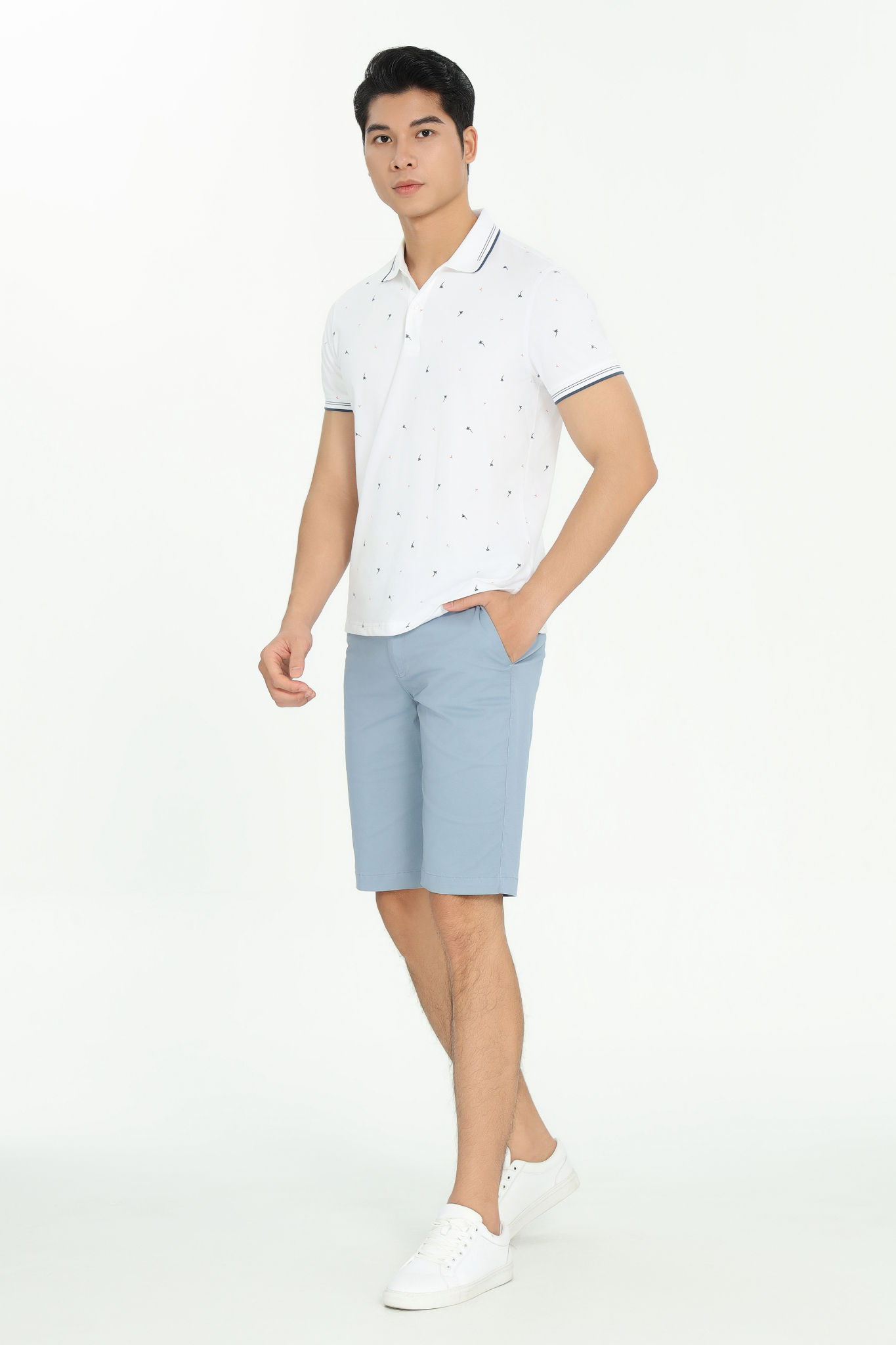 Quần short khaki nam CALUCI MKS424S