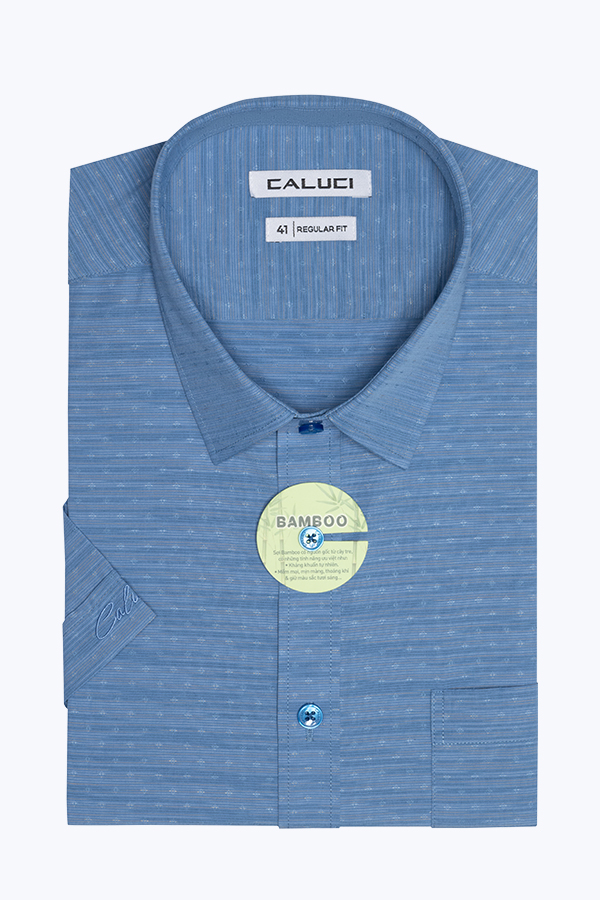 Áo sơ mi nam ngắn tay CALUCI MSS3159R