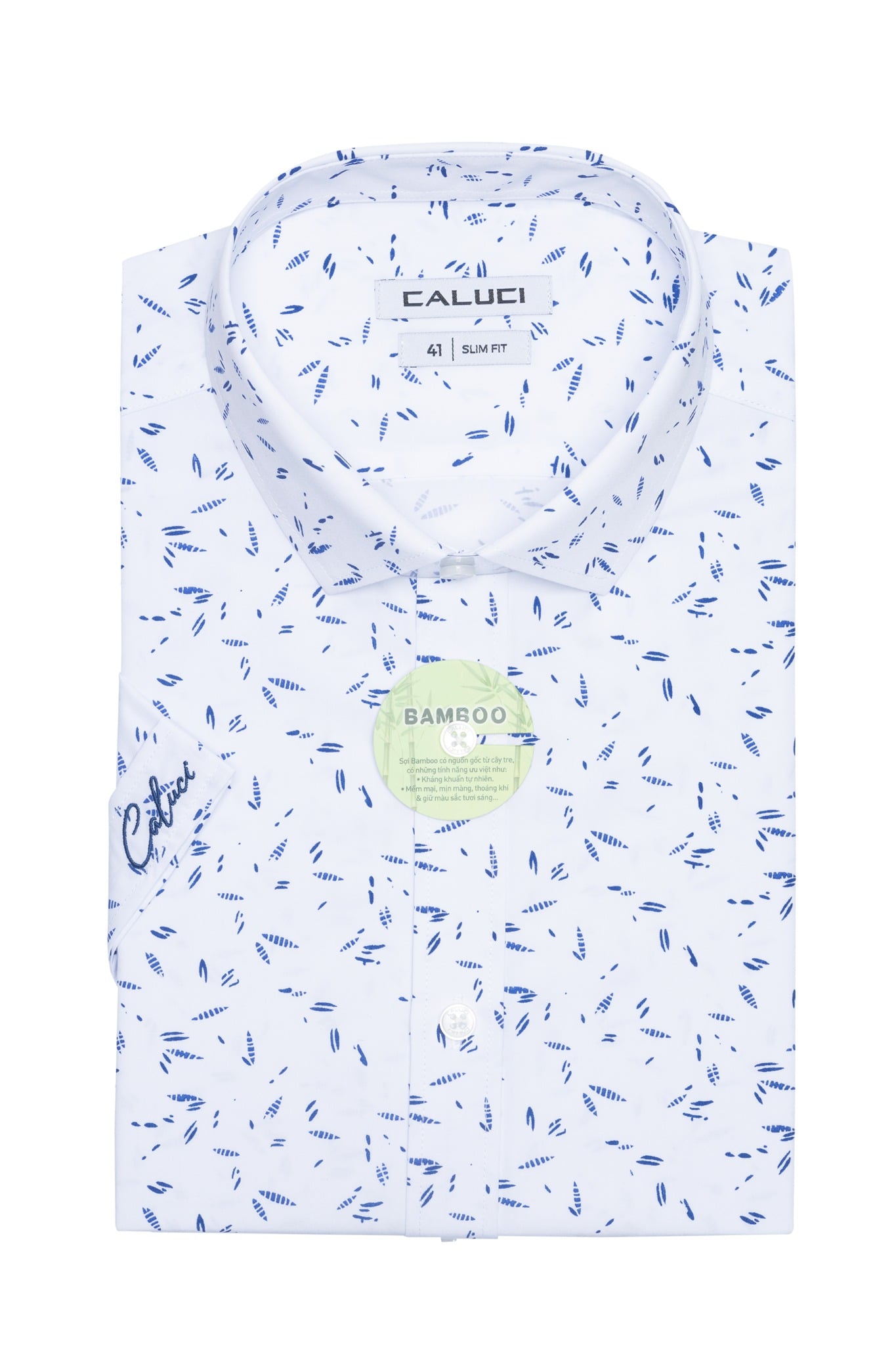 Áo sơ mi nam ngắn tay CALUCI MSS3151S