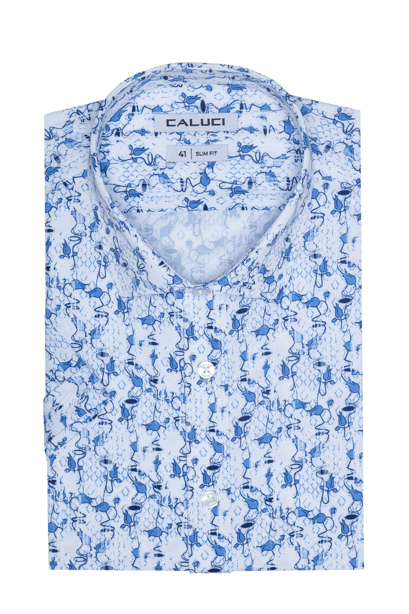 Áo sơ mi nam ngắn tay CALUCI MSS3209S