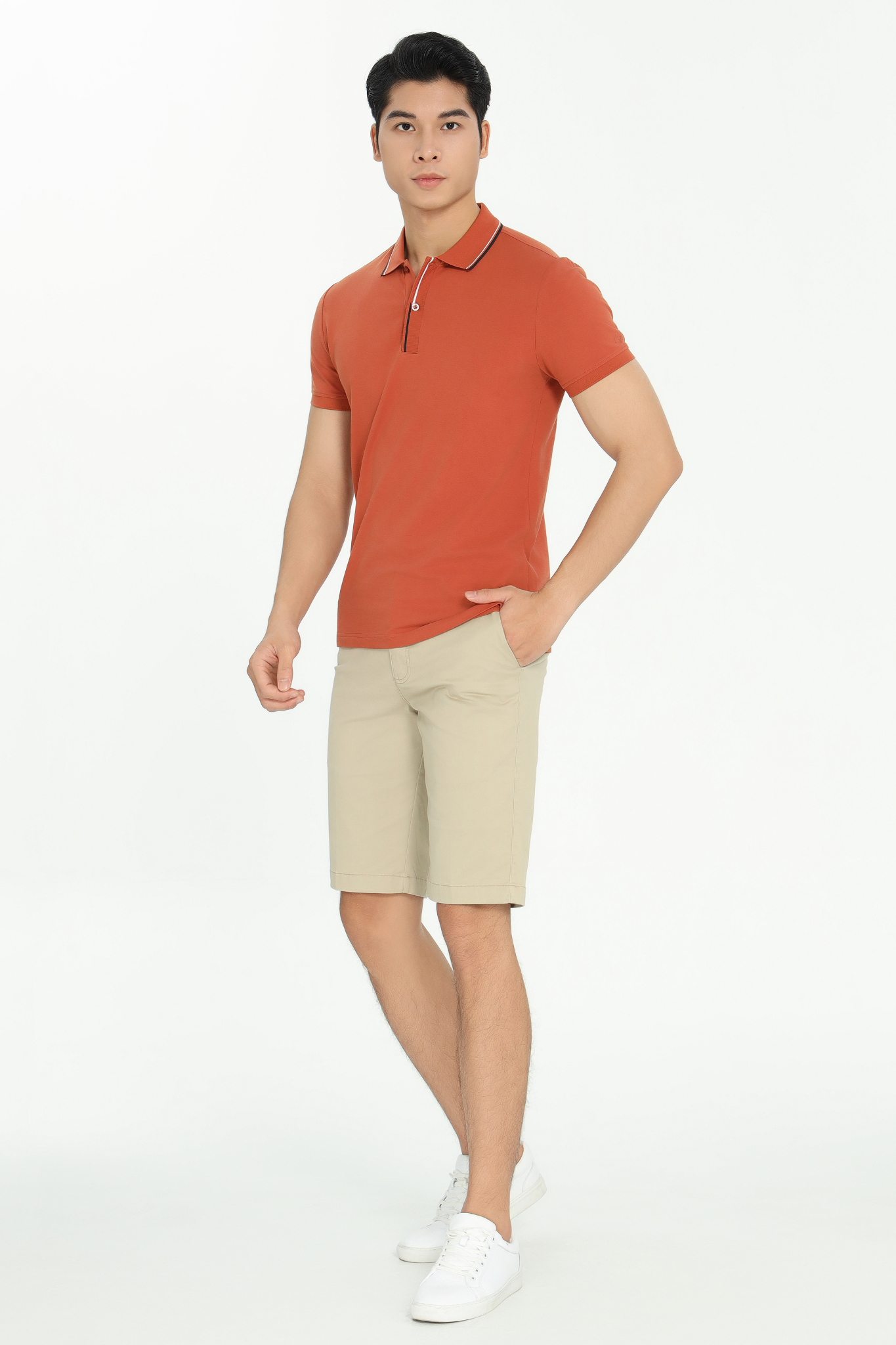 Quần short khaki nam CALUCI MKS424S